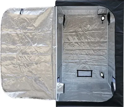 Zdjęcie produktu dla Wewnętrzny namiot do uprawy, rozmiar 120x120x200 cm, odblaskowa powłoka Mylar, 120X120X200CM