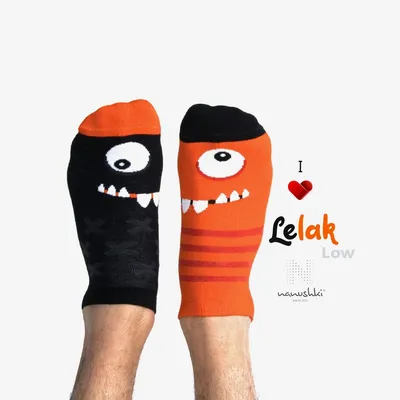 Produktbild von Nanushki Lelak Low Bunte Herren Söckchen 44-46