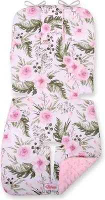Obrázek produktu pro Oboustranná vložka do auta - vložka do kočárku - extra měkká a pohodlná - bavlna a fleece
