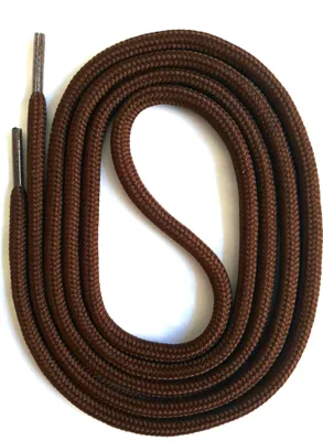 Produktbild von SNORS Sicherheitssenkel rund - DUNKELBRAUN - 5mm - 150cm