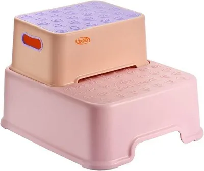 Produktbild von Famanu Aufstiegshocker für Kinder - zweistufiges Design, rosa