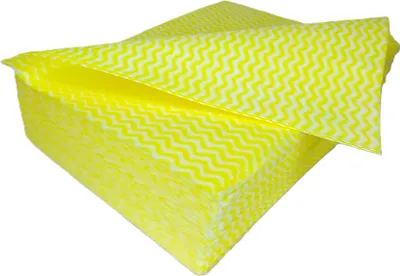 Produktbild von Einwegwischtuch "Wischfix-Perfo", 38 x 50 cm, gelb, 24 Pack, 1200 Stück