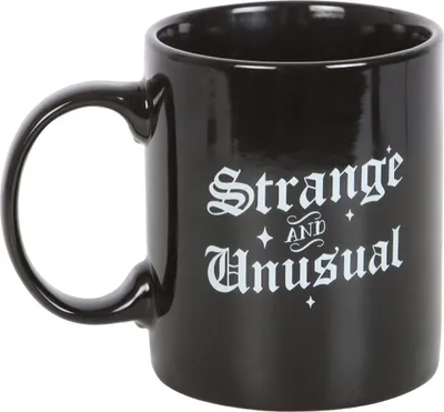 Immagine prodotto di Something Different - Tazza da caffè "Strange And Unusual" SD5576 (Taglia unica) (Nero/Bianco)