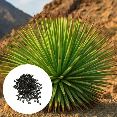 Obrázok produktu pre Semená Agave Striata - balenie 5 ks - Exotické semená - Robustná - Agáve pruhovaná (ježatá)