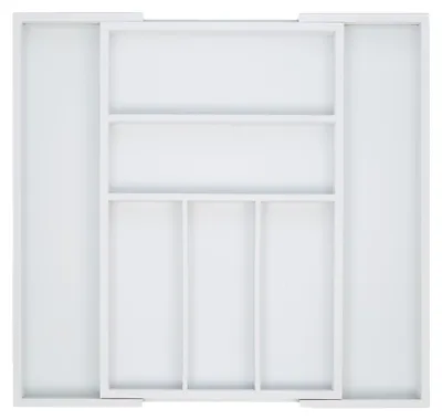 Image de relaxdays Range-couverts blanc 1 pce