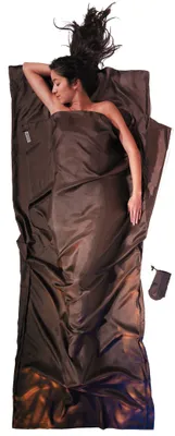 Produktbild von Cocoon ST40 Schlafsack Erwachsener Rechteckiger Schlafsack Seide Braun