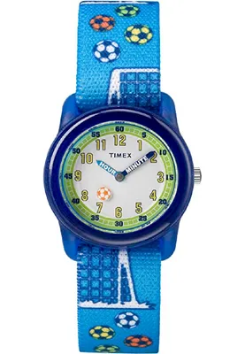 Produktbild von Timex Time Machines TW7C16500 Kinder-Armbanduhr, elastisches Gewebeband, 29 mm