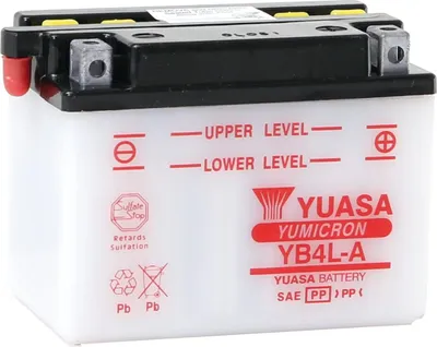 Image de Batterie plomb/acide YUASA sans pack d'acide - YB4L-A