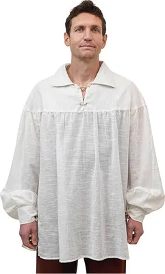 Produktbild von Baumwoll-Poetenhemd XL