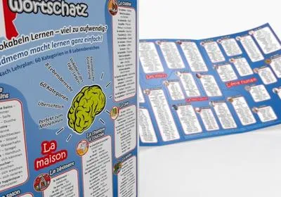 Obrázek produktu pro mindmemo Lernfolder - Grundwortschatz Französisch / Deutsch - 1100 Vokabeln - Zusammenfassung