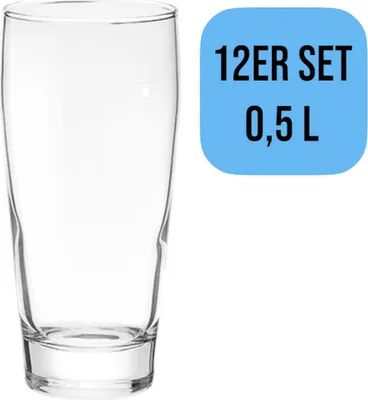 Produktbild von WELLCO Willybecher 500ml 12Stück
