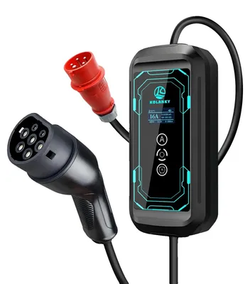 Image de Chargeur pour véhicules électriques, modèle portable, intensité réglable, 11 kW - 10 m