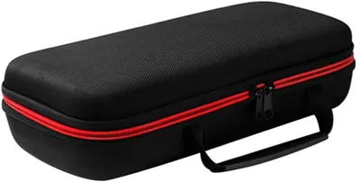 Obrázok produktu pre Prepravný kufrík na mikrofón – ochranné puzdro na hudobné zariadenia – bezpečná preprava – odolné proti nárazom – materiál EVA – 30 x 15 x 7 cm – čierna farba