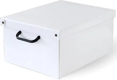 Produktbild von Famanu Aufbewahrungsbox aus Karton mit Deckel - 42 x 32 x 21 cm