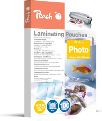 Produktbild von 100x Laminierfolien für Fotogröße 10x15, 106 x 156 mm, 2x125mic