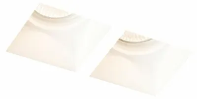 Immagine prodotto di RED - DESIGN RENDL RENDL QUO SQ II Lampada da incasso per intonaco, 230 V, GU10, 2 x 35 W, R13126