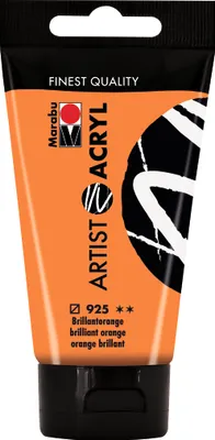 Produktbild von Marabu 12200002925, 75 ml, Orange, Tube, Wasserfest