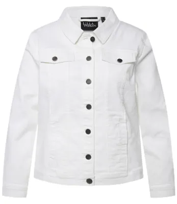 Immagine prodotto di Giacca di jeans da donna Ulla Popken, colore bianco, modello 60