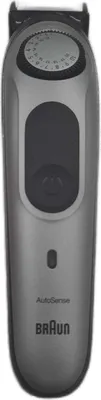 Produktbild von Braun BeardTrimmer 7 BT7420, Waschbar, Akku, Schwarz, Grau