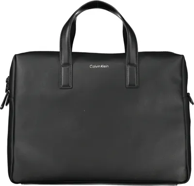 Produktbild von Schwarze Herrentasche mit Laptop-Fach und abnehmbarem Schultergurt