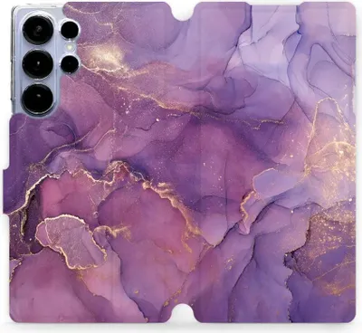 Produktbild von Handyhülle mit klappe für Galaxy S25 Ultra, Mobiwear Book, Violett