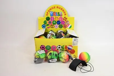 Obrázek produktu pro Kulička na gumičce 6cm 24ks/box PG6082 60823