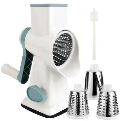 Imagen del producto de Omgoods - Rallador de queso giratorio - Utensilio de cocina multifuncional