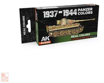 Produktbild von AK Interactive RCS122 - 1937-1944 Panzer Colors SET - Neu