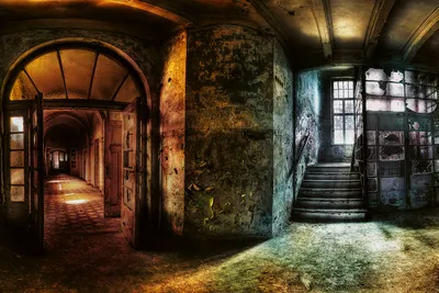 Produktbild von Fototapete - Hallway 375x250cm - Vliestapete