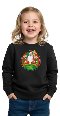 Produktbild von Spreadshirt Weihnachtsmann & Co. KG Logo Kinder Premium Pullover, 98/104 (2 Jahre), Schwarz