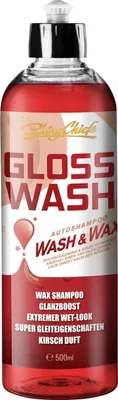 Produktbild von GLOSSWASH Kirsche - WASH & WAX Mildes Autoshampoo mit Glanzverstärker für den "Just-Waxed-Look" 500ml