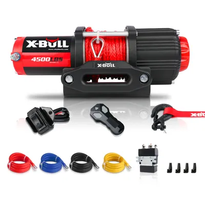 Produktbild von Wyciągarka elektryczna 12V do Quada lina syntetyczna 4500 lbs X-Bull Winch 2041 kg ATV UTV wciągarka pług Off-Road