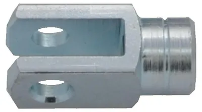 Produktbild von 5 Stück Gabelkopf 4x8 - M4 LINKS - ohne Bolzen DIN71751 verzinkt