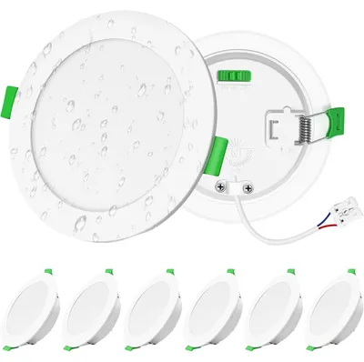 Produktbild von LED Einbaustrahler 230V Dimmbar 3 Lichtfarben 6 Stück