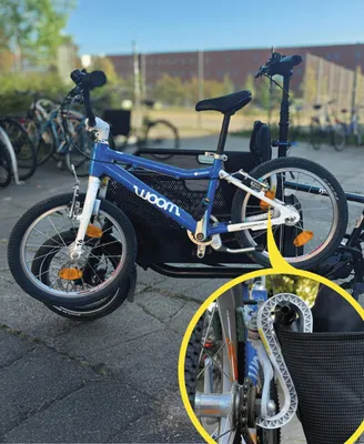 Image de Support pour enfant à fixer sur un vélo cargo