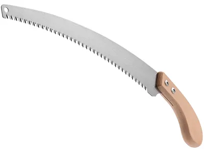 Obrázek produktu pro KADAX zahradní pila "Correns", ruční pila s dřevěnou rukojetí, pily, prořezávací pila, z oceli, pohodlná rukojeť, 33 cm