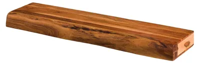 Image de Étagère murale FURNLUX en bois d'acacia 100 cm / Couleur principale : marron / Dimensions : 100 x 8 x 25 cm