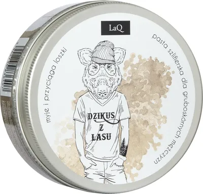 Immagine prodotto di Gel detergente e scrub per il viso Dzik di LaQ, 200 ml