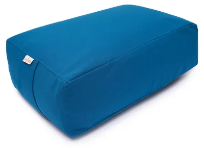 Produktbild von yogabox VIPASSANA Kissen XL - petrol 45 x 33 x 14 cm Buchweizenschalen