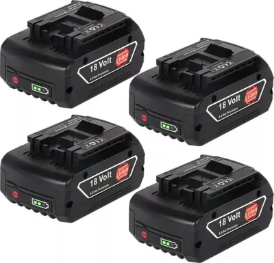 Produktbild von Ersatzbatterie, 8000mAh Kapazität, kompatibel mit Elektrowerkzeugen, 4 Batterien