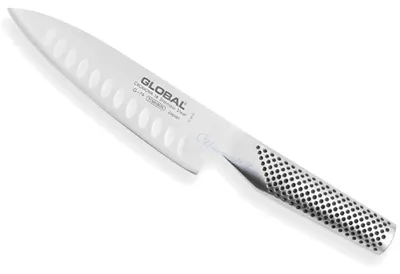 Imagen del producto de Cuchillo de cocina Global G-79, 16 cm, con bordes dentados