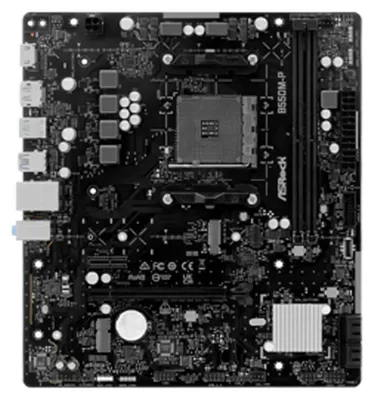 Produktbild von ASRock B550M-P - Motherboard - micro ATX - Socket AM4 - AMD B550 Chipsatz - USB-C 3.2 Gen 1, USB 3.2 Gen 1 - 2.5 Gigabit LAN - Onboard-Grafik (CPU erforderlich)