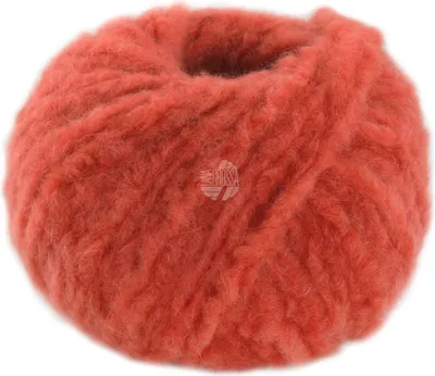 Produktbild von Lana Grossa ROYAL ALPACA Voluminöses Effektgarn aus den feinsten Alpaka Fasern Farbe 005 - Rostorange
