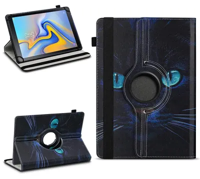 Produktbild von Tablet Hülle für Samsung Galaxy Tab A 10.5 2018 Tasche Schutzhülle 360° DrehbarFarben:Motiv 3