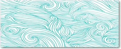 Imagen del producto de Tulup®: Cuadro mural de vidrio - 125x50 - Arte para la pared - Cuadro con fondo de vidrio de seguridad templado - Decoración para cocina y salón - Otros - Olas azules - Azul