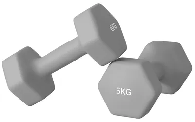 Produktbild von SPORTNOW Hanteln 2er Set Kurzhanteln 2x6kg Hantelset Dumbbells für Krafttraining