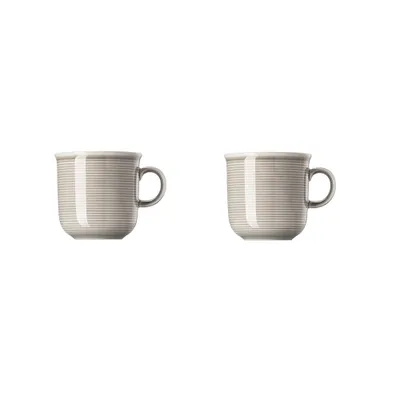 Produktbild von Thomas Trend Colour Moon Grey Becher mit Henkel 0,28 l 2er Set