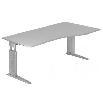 Produktbild von UNDA 18 S - 180 x 100 Grau/Silber höhenverstellbar