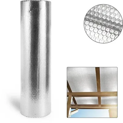 Produktbild von Heizkörperfolie Isolationsfolie Heizkörperfolie Verhindert das Entweichen von Wärme durch die Wand 1x30 m 200 g/m²