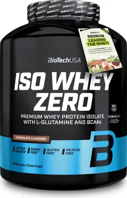 Produktbild von Biotech USA Iso Whey Zero 1816g Schokolade Proteinpulver